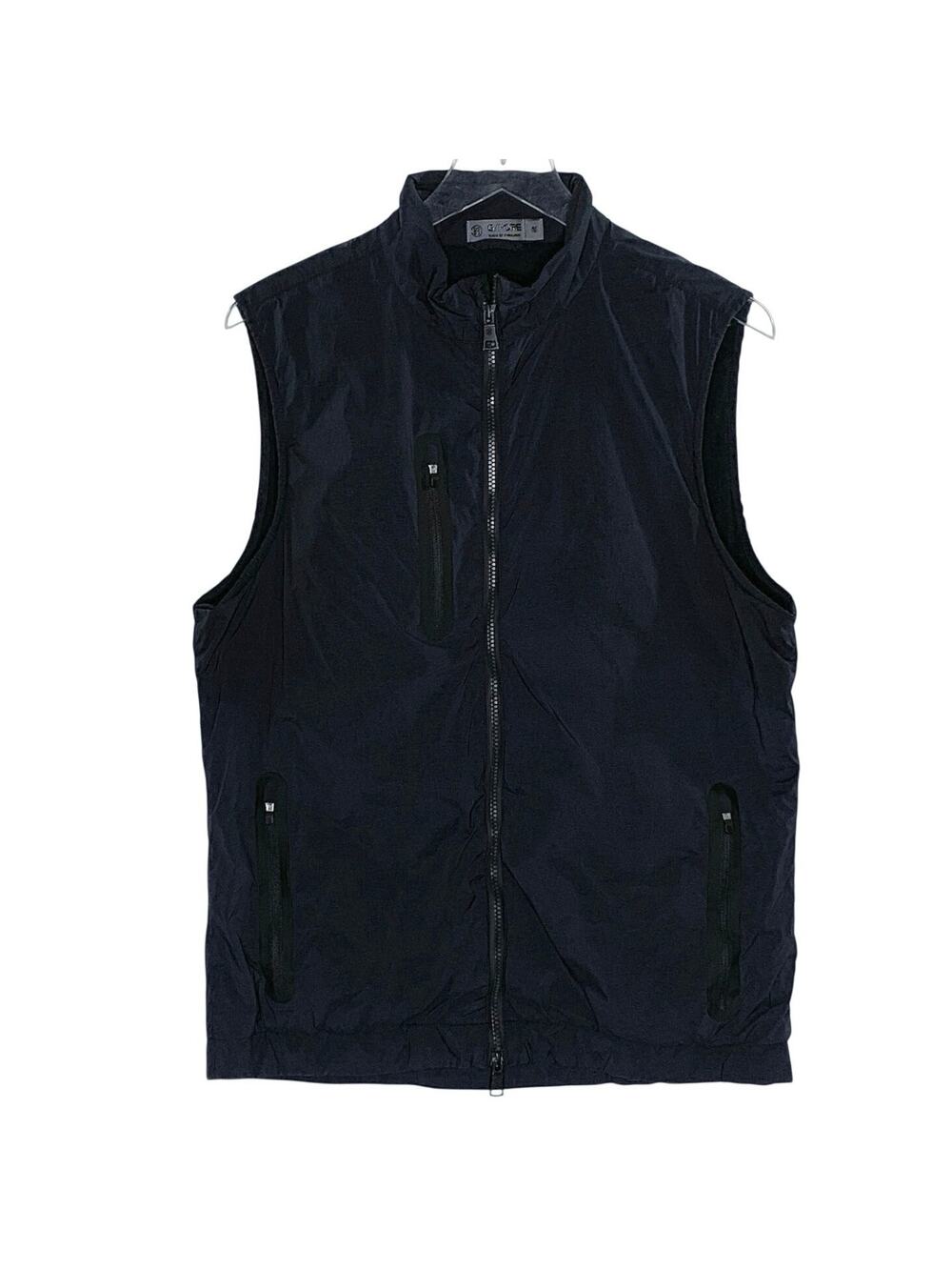 G/FORE Weather Resistant Vest M Fleece Lined Black Full Zip Golf Mens Zip Pocket